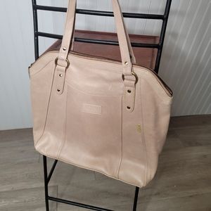 Joyn Leather Zippered Tote